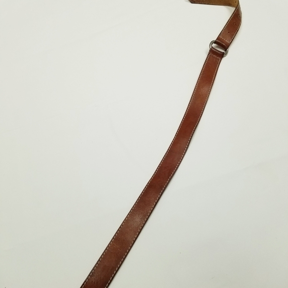 I magnin women's leather size 30‎ belt vintage brown distressed - Picture 5 of 11